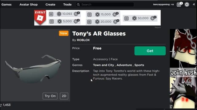 How To Get Tony's AR Glasses (Roblox X Fast&Furious) смотреть онлайн
