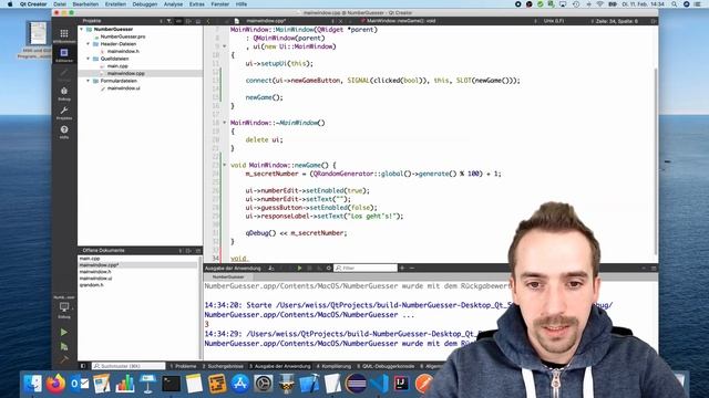 Übung 7: Widgets, Layout, Signals & Slots, Interaktion in Qt (MMI und GUI-Programmierung) смотреть онлайн