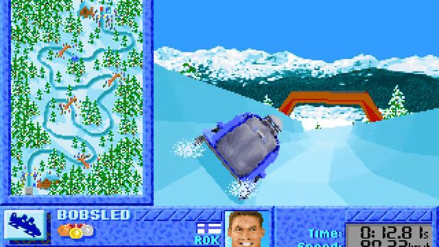 THE GAMES: Winter Challenge (MS-DOS) 1991, Accolade смотреть онлайн