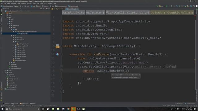 Count Down using Kotlin смотреть онлайн