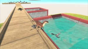 Reptiles or Dinosaurs - Who Gets Eaten by Aquatics? | Animal Revolt Battle Simulator