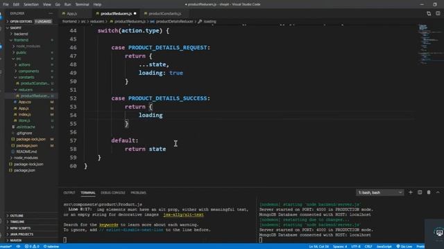 React js Tutorial # 63| Product Details Reducer & Action in ReactJs |E-Commerce site смотреть онлайн