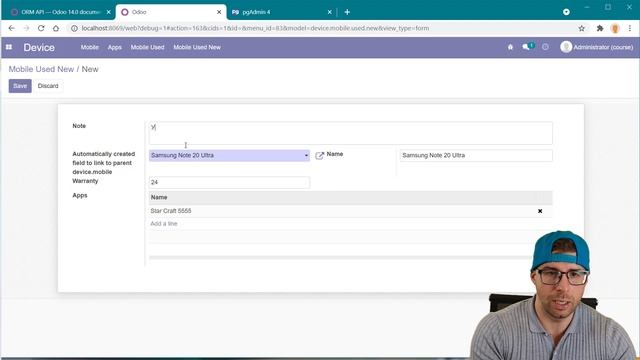 Курс Odoo для начинающих | Наследование(Делегирование) смотреть онлайн
