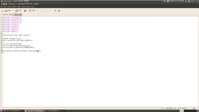 TCP/IP Programming in C (Explanation in Arabic) смотреть онлайн