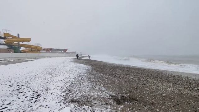 Дивноморск. Опять метель. 13.02.21 смотреть онлайн