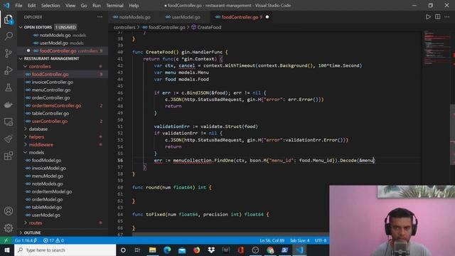 GOLANG PROJECT - Restaurant Management Backend, PART - 7 ⛱️ смотреть онлайн