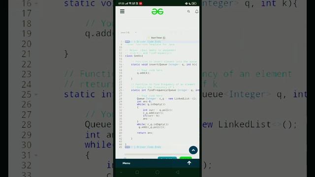 Queue Operations || GFG POTD || 17 june 2023 || java || Problem of the day. смотреть онлайн