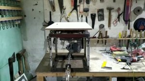 Циркулярка самодельная с двигателем от стиральной машины автомат. Часть вторая. Тест с доской 50мм.