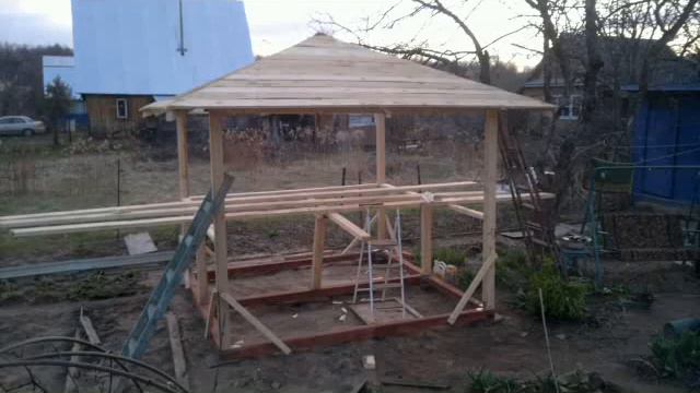 Беседка своими руками. смотреть онлайн