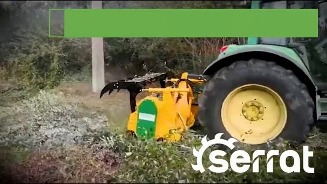 Мульчер | Ротоватор | Розліснення полів | Корчування пнів | Serrat | Лісовий мульчер | Камнедробарк смотреть онлайн