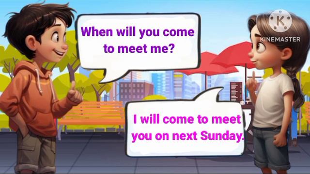 Simple Future Tense Conversation For Kids||Video No.11||English Conversation Practice смотреть онлайн