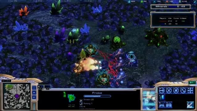 Starcraft 2 Custom Map:Mineralz Evolution Part 1/2 смотреть онлайн