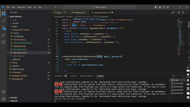 firebase authentication react native expo | react native authentication | firebase react | firebase смотреть онлайн