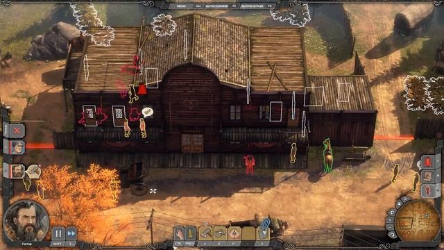 Desperados III: Миссия 3. Достижение: Убейте несколько (3) целей заданий одновременно. Сл. ДЕСПЕРАД