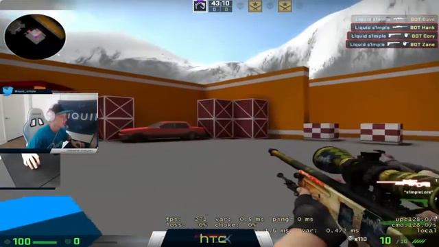 Как тренируется simple с AWP смотреть онлайн