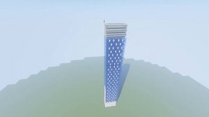 Как построить простой НЕБОСКРЁБ в MINECRAFT- креатив (MINECRAFT)