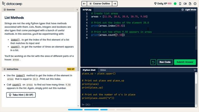 Learning Python Methods with Data Camp (Part 5) смотреть онлайн