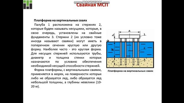 Епихин АВ Особенности сооружения скважин на шельфе. Лекция 7. Морские стационарные платформы. 2020 смотреть онлайн