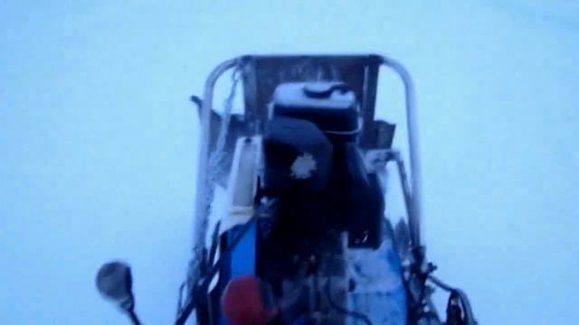 Самодельный снегоход из мотоблока с отвалом 2.0001 смотреть онлайн