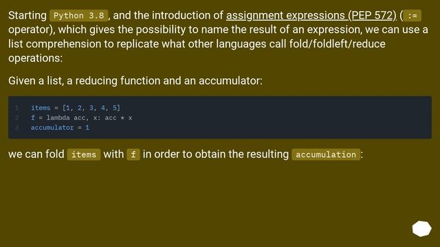 What is the 'pythonic' equivalent to the 'fold' function from functional programming? смотреть онлайн