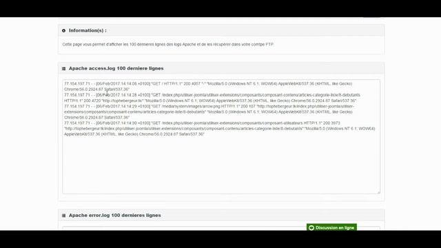 Hébergement mutualisé : comment consulter ses logs Apache ou PHP ? смотреть онлайн