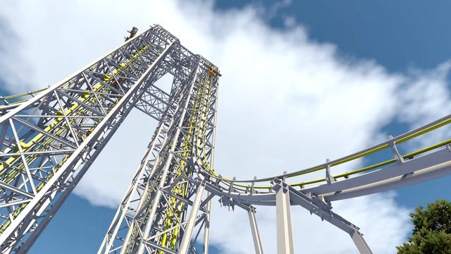 Cedar Point No Limits 2 Roller Coaster Recreations | Mantis, Power Tower, Corkscrew смотреть онлайн