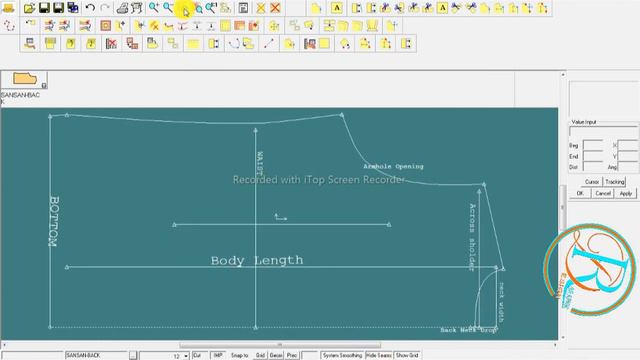 GERBER ACCUMARK / Construction The T-Shirt In Pattern Design (Tutorial).