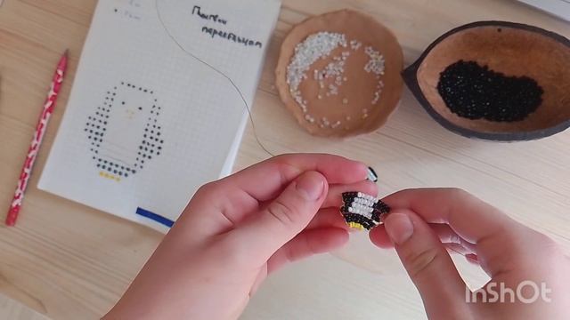 ПИНГВИН из бисера! параллельным плетением?! Мастер класс для новичков! смотреть онлайн