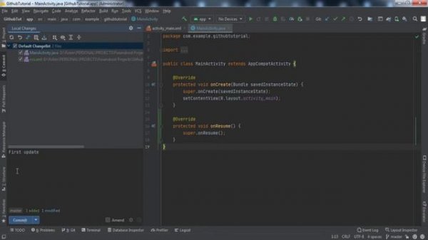 How to Update Android Studio Project on Github || Android Studio Tutorial || FoxAndroid