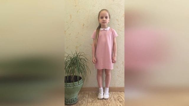 "Мой дедушка - герой!", поёт Настя, 6 лет. смотреть онлайн