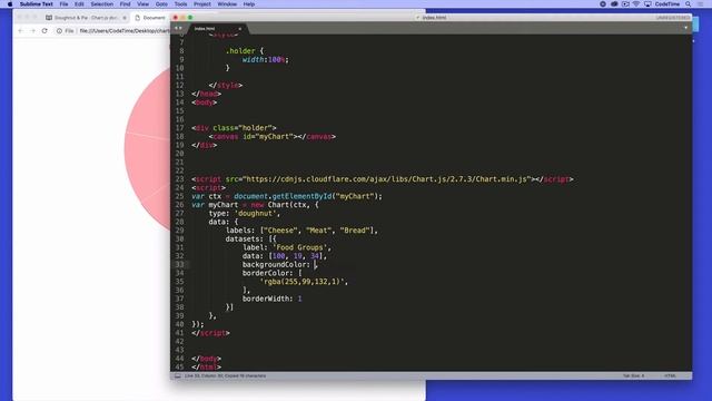 Getting started with Chart JS, Part 5: Pie & Donut Charts смотреть онлайн