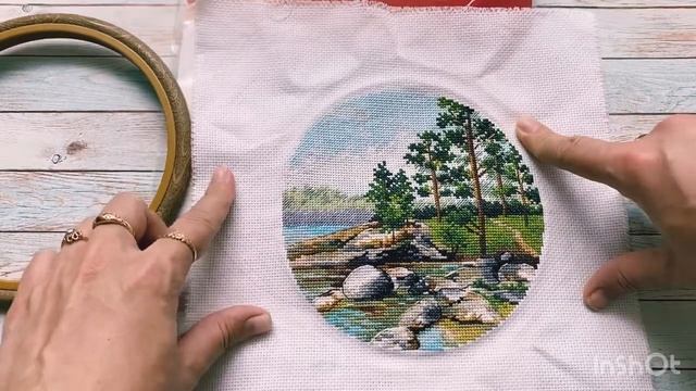 Вышивальные деньки июня. Летний плакат. Оформление двух миниатюрок. смотреть онлайн