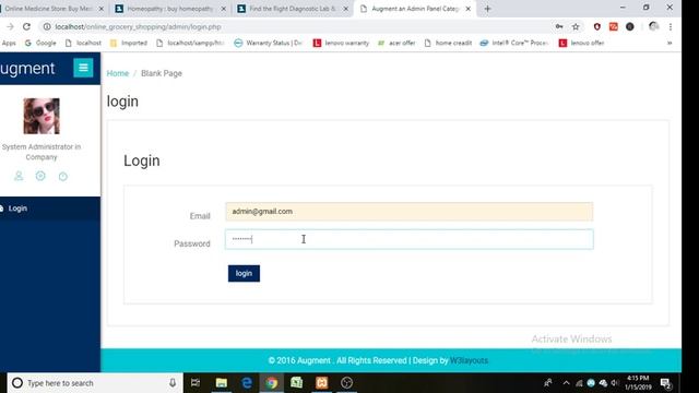 online grocery shopping Project in PHP смотреть онлайн