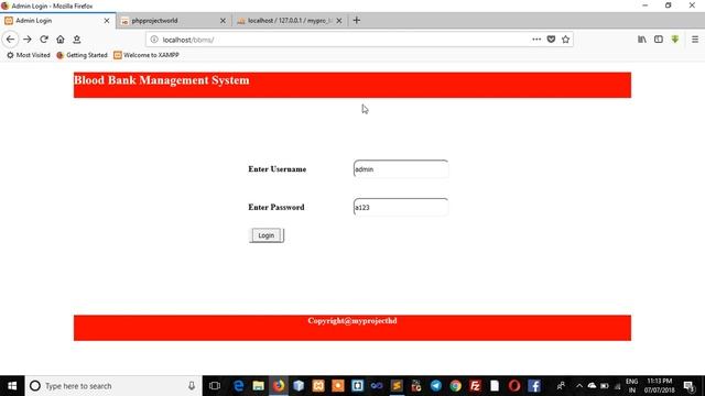 blood bank management system using php (PDO project tutorial) Part 3 смотреть онлайн