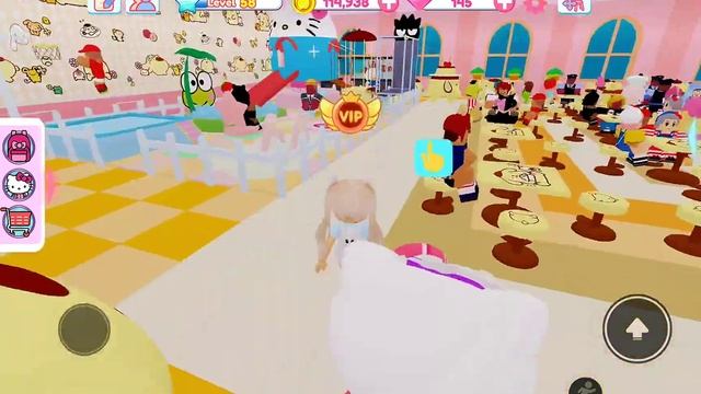 Показываю своё кафе?? my hello kitty cafe tour // роблокс смотреть онлайн