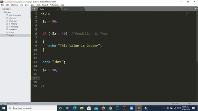 if statement in php Hindi | PHP Tutorial смотреть онлайн