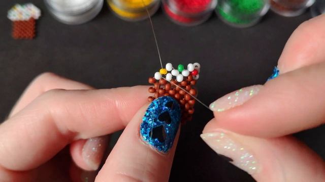 Фігурка паска (великодній хліб) з бісеру у техніці хрестик смотреть онлайн