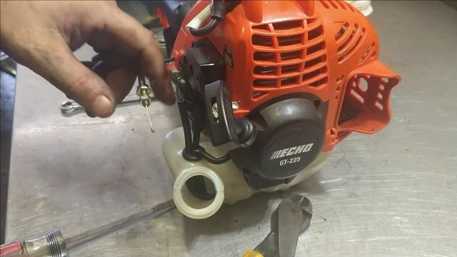 echo gt-225 trimmer carburetor fuel line repair replace kit install HIPA смотреть онлайн
