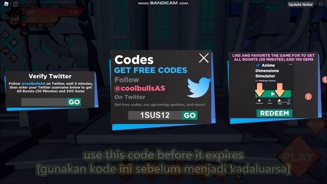 NEW UPDATE CODES [? ONE YEAR] ALL CODES! Anime Dimensions Simulator ROBLOX | 28 JUNE 2022 смотреть онлайн