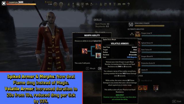 ESO Dragonknight Class Changes - Lost Depths DLC смотреть онлайн