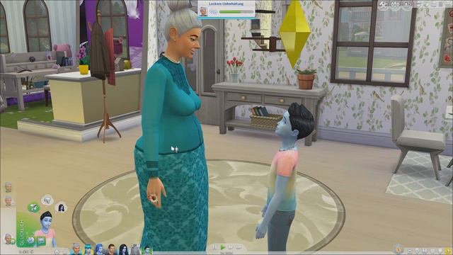Посейдон и Сирена выросли, мои сладкие. Big Mama und Kinder # 11. Sims 4. смотреть онлайн