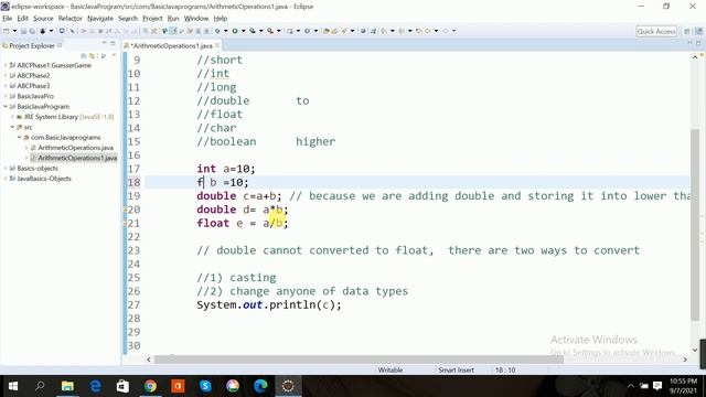 Java Program to perform Arithmetic Operations| Part-4 | Basic Java Program SerieProgrammingHub смотреть онлайн