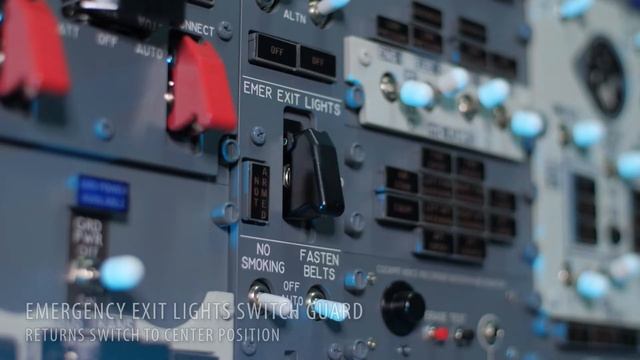 Boeing 737NG Forward Overhead Flight Deck Panel
