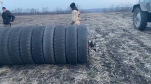 Каток прикатывающий самодельный
