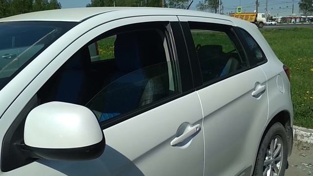 Китайский доводчик стекол Mitsubishi ASX 2014 смотреть онлайн