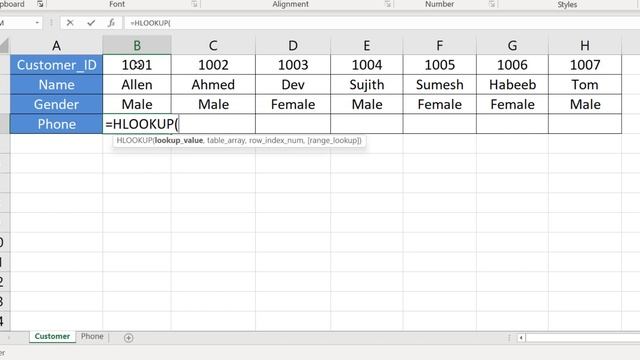 Microsoft Excel HLOOKUP formula Malayalam tutorial | Lesson 5 | മലയാളം смотреть онлайн