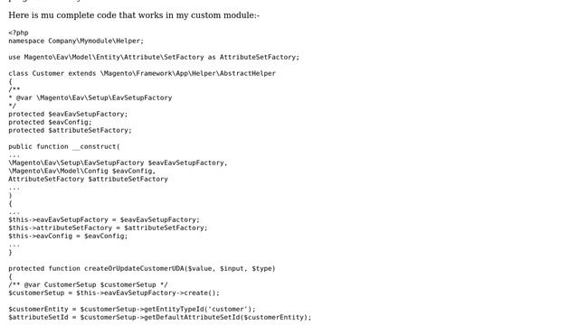 Magento: Magento 2: Create customer attributes programatically, without install script смотреть онлайн