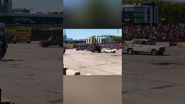 Каскадеры каскадеры! Квадроциклы на шоу, и на что они способны! смотреть онлайн