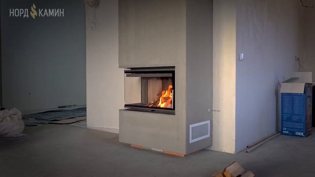 Каминная топка Romotop Heat 70.44.33 | Горение камина и его регулировка [НордКамин] смотреть онлайн