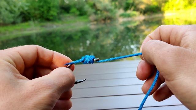Как привязать крючок к леске или поводку .КЛИНЧ, СТАНДАРТНЫЙ, НАКИДНАЯ ПЕТЛЯ. С ушком или лопатой. смотреть онлайн